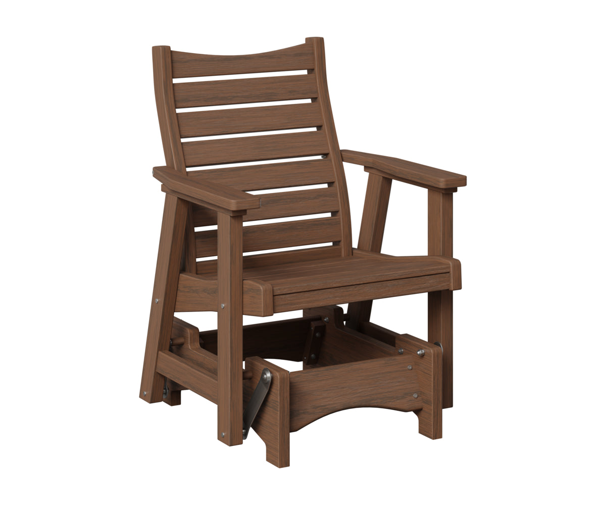 Berlin Gardens Bristol Single Glider in Brazilian Walnut