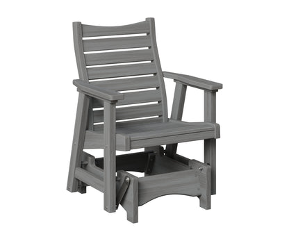 Berlin Gardens Bristol Single Glider in Driftwood Gray