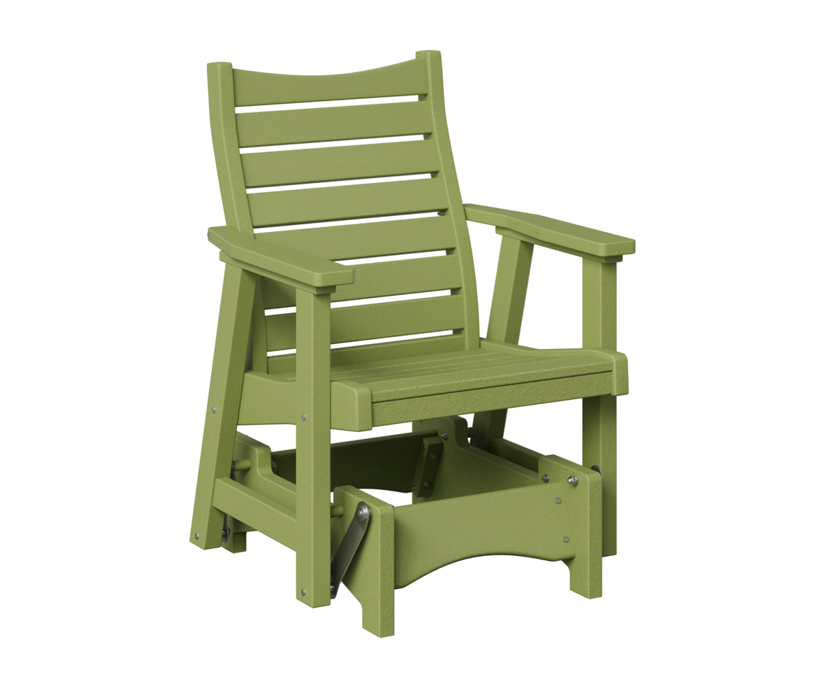 Berlin Gardens Bristol Single Glider in Kiwi Green
