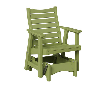 Berlin Gardens Bristol Single Glider in Kiwi Green