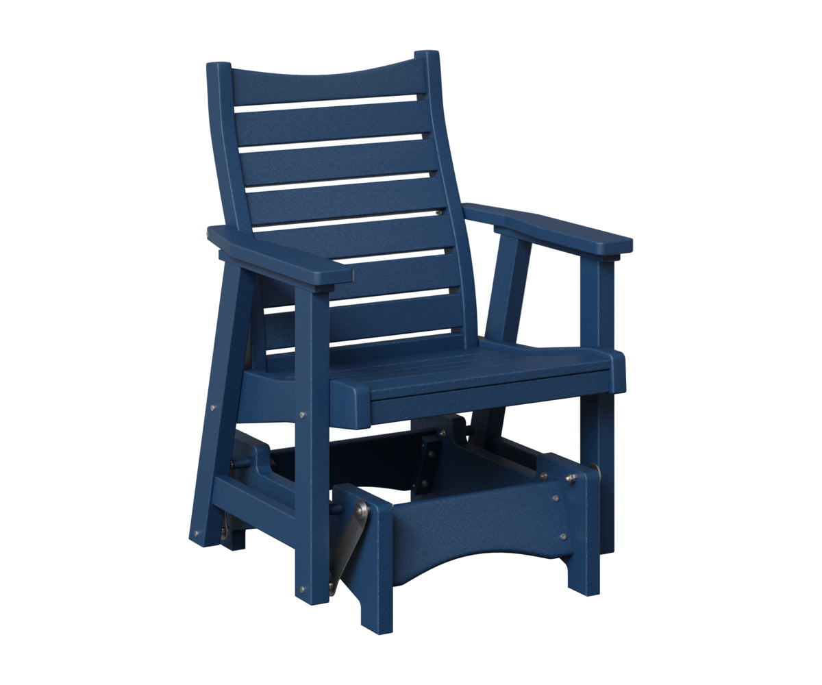 Berlin Gardens Bristol Single Glider in Navy Blue