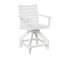 Berlin Gardens Bristol Swivel Counter Chair in White