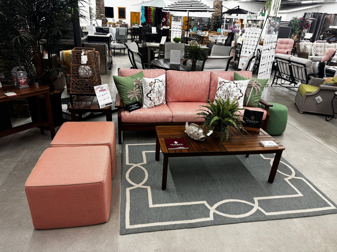 Jensen Outdoor Opal Deep Seating Patio Furniture Set