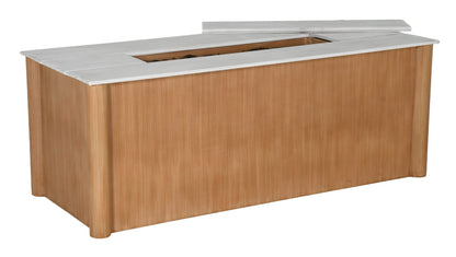 Castelle Preston Rectangular Firepit Coffee Table, view 2