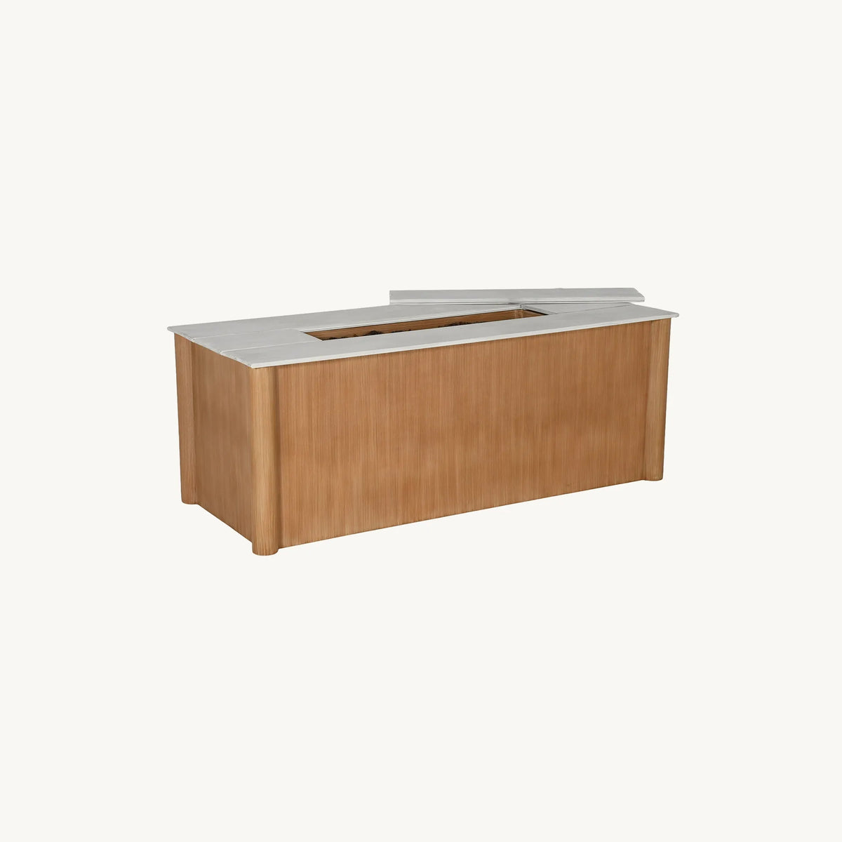 Castelle Preston Rectangular Firepit Coffee Table