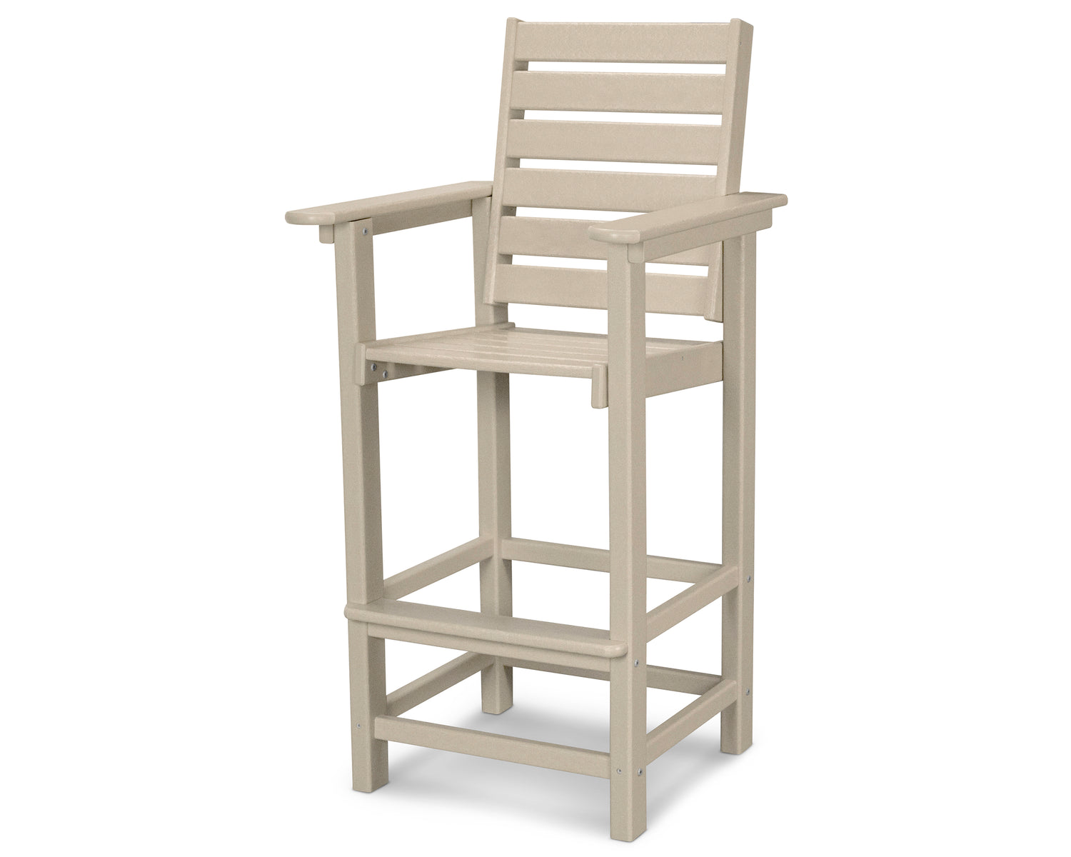 POLYWOOD Captain Bar Chair
