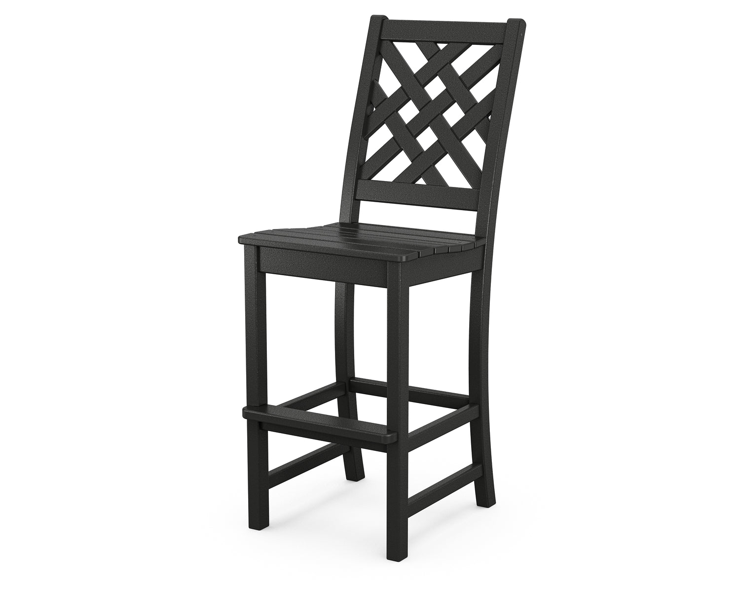POLYWOOD Wovendale Bar Side Chair