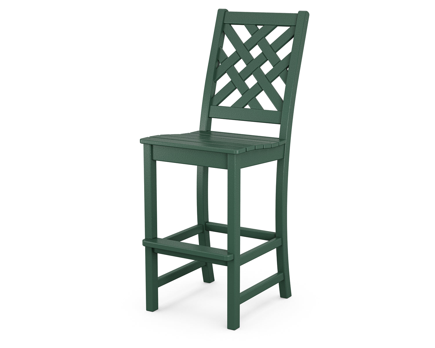 POLYWOOD Wovendale Bar Side Chair