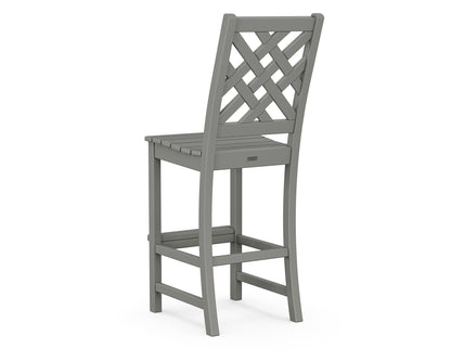 POLYWOOD Wovendale Bar Side Chair