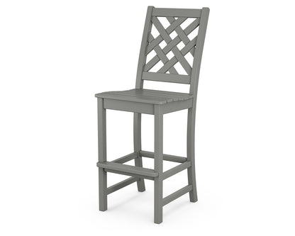 POLYWOOD Wovendale Bar Side Chair