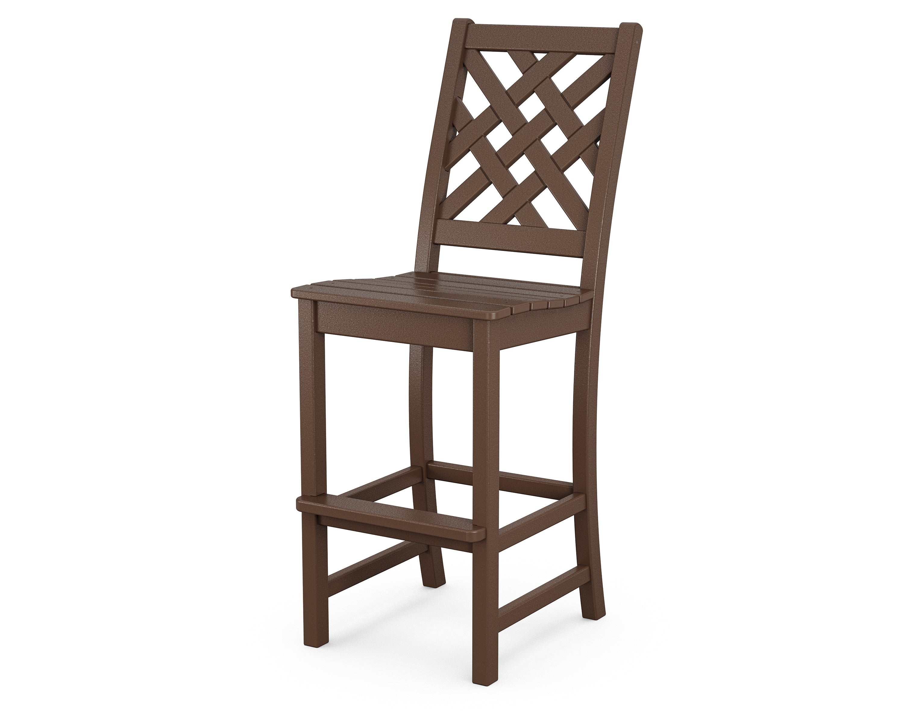 POLYWOOD Wovendale Bar Side Chair