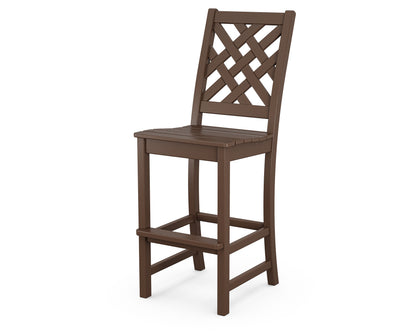 POLYWOOD Wovendale Bar Side Chair