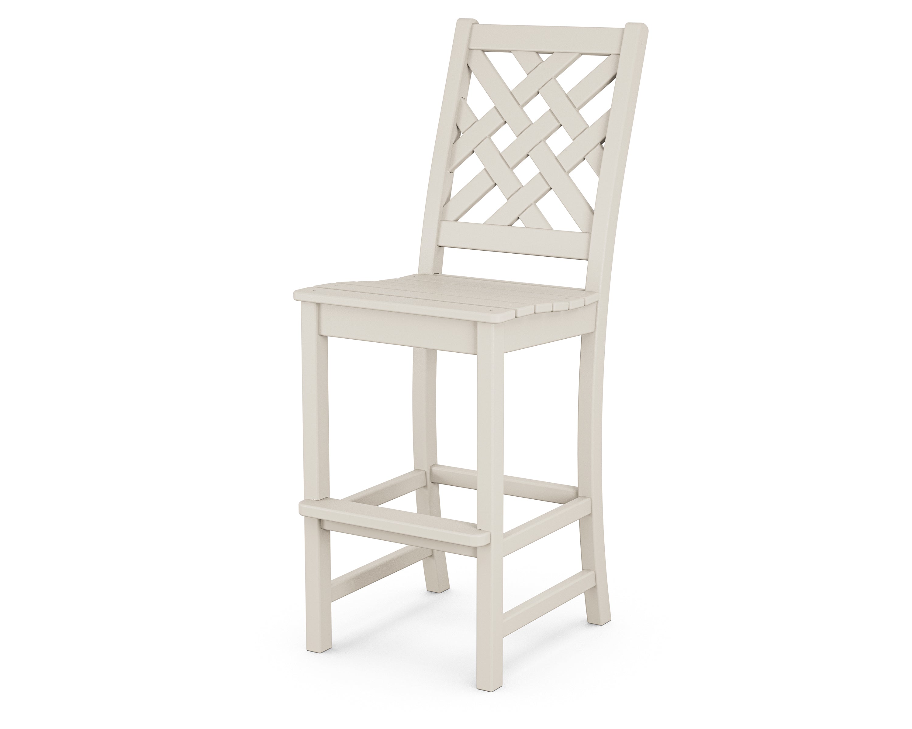 POLYWOOD Wovendale Bar Side Chair