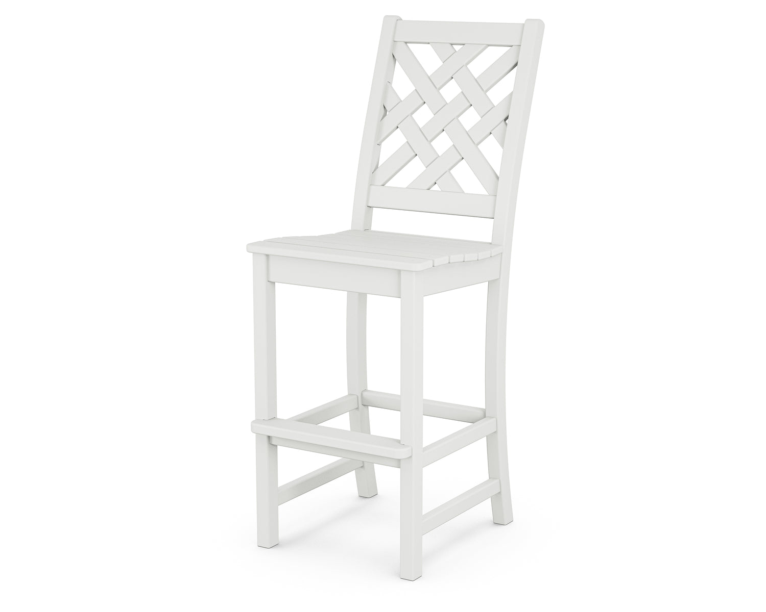 POLYWOOD Wovendale Bar Side Chair