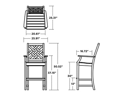 POLYWOOD Signature Bar Chair