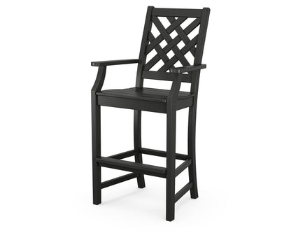 POLYWOOD Wovendale Bar Arm Chair