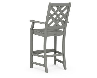 POLYWOOD Wovendale Bar Arm Chair
