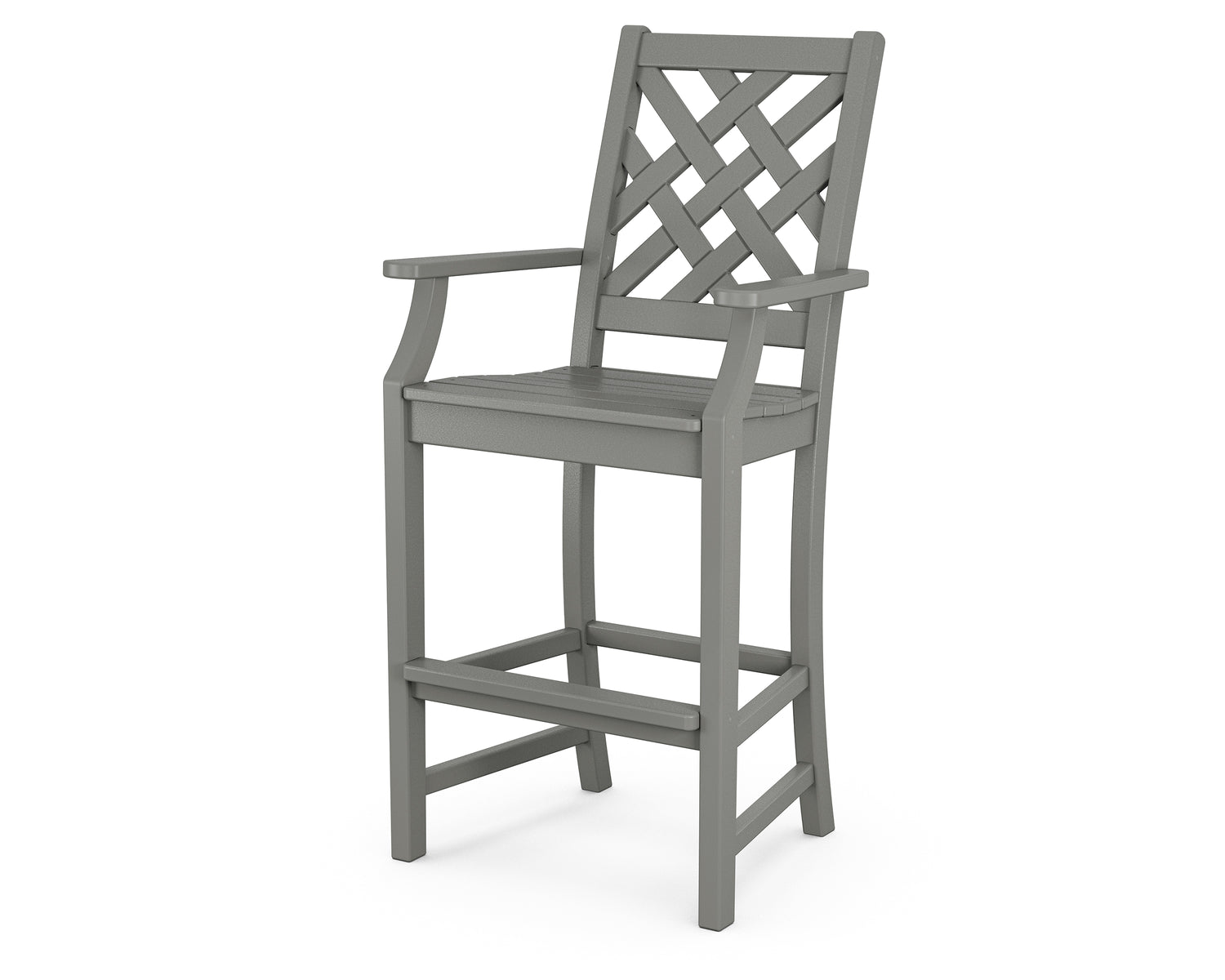 POLYWOOD Wovendale Bar Arm Chair