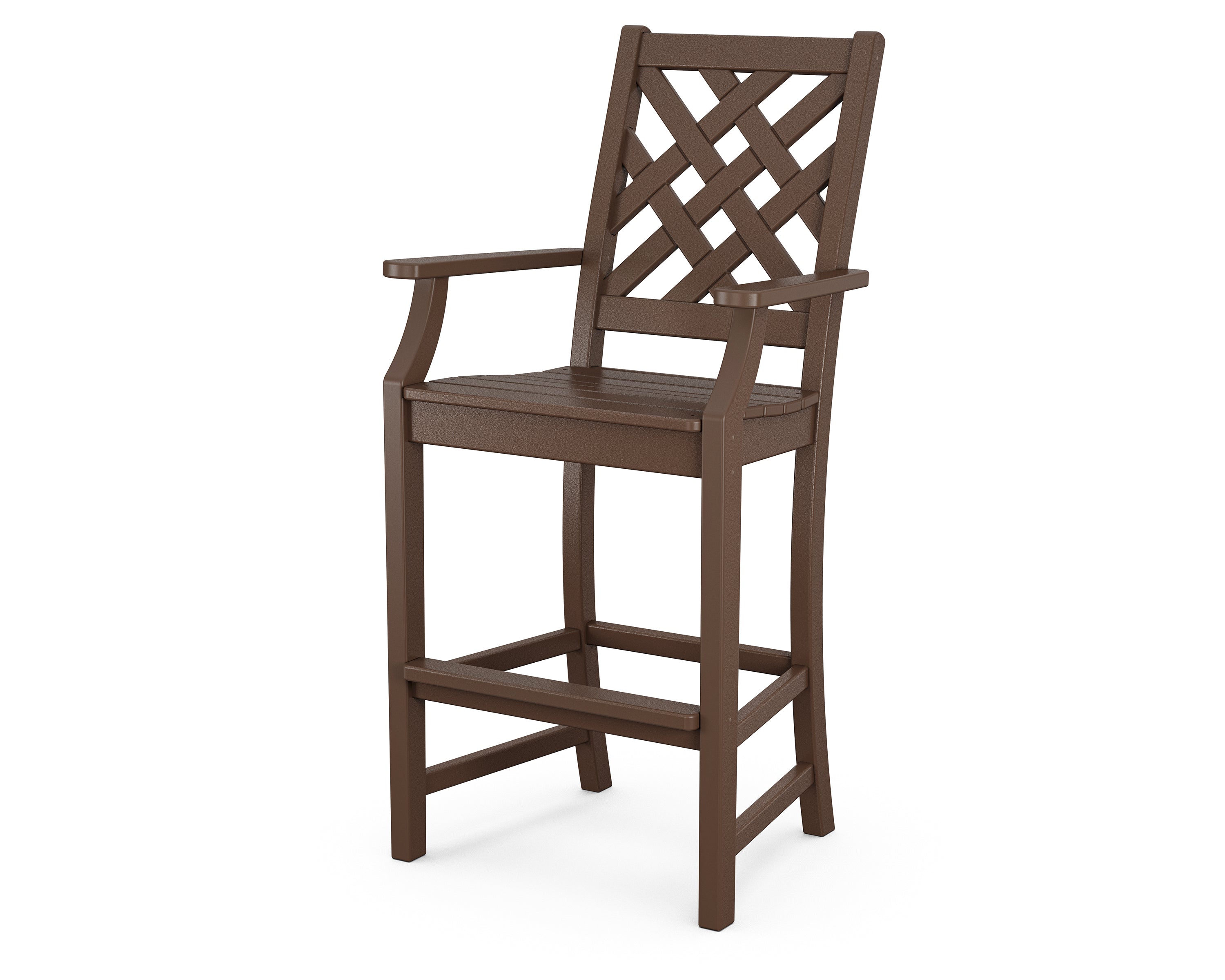 POLYWOOD Wovendale Bar Arm Chair