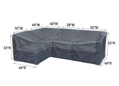 Modular sectional cover layout