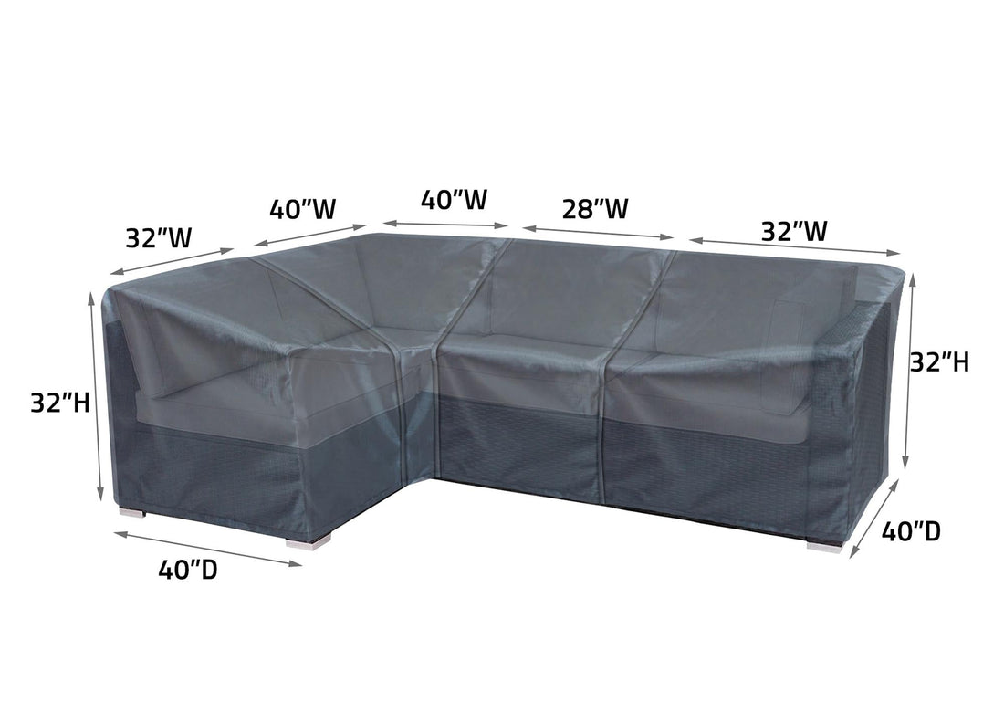Modular sectional cover layout