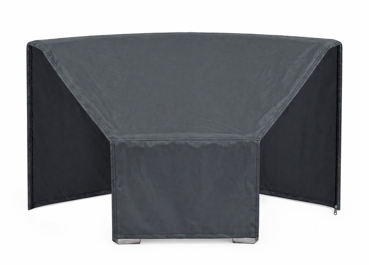 Platinum Outdoor Cover for Modular Round-Back Corner Section – 52"/28"W x 40"D x 32"H