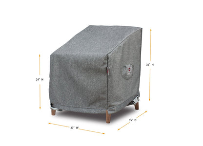 Large club chair cover dimensions