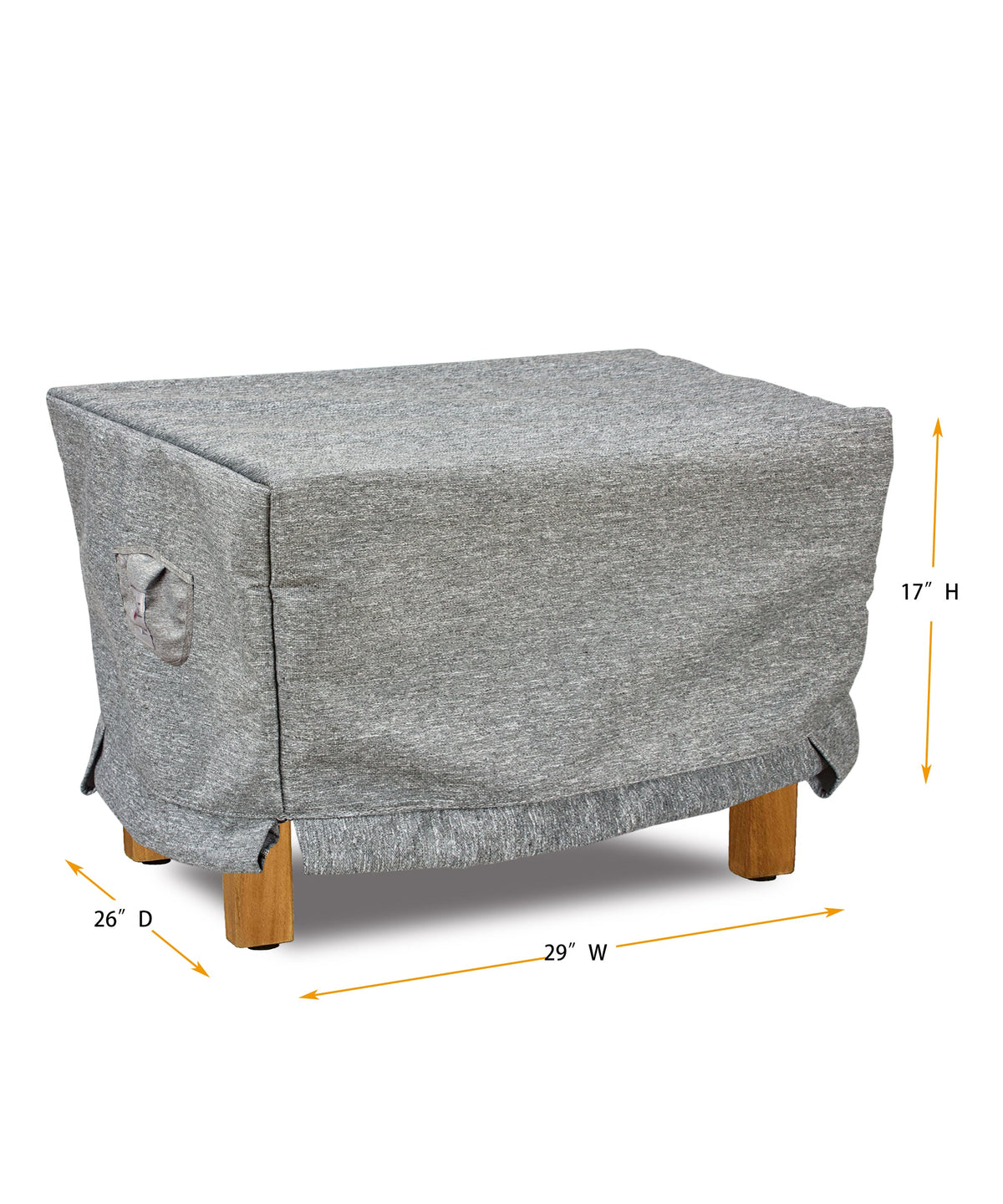 Ottoman cover dimensions