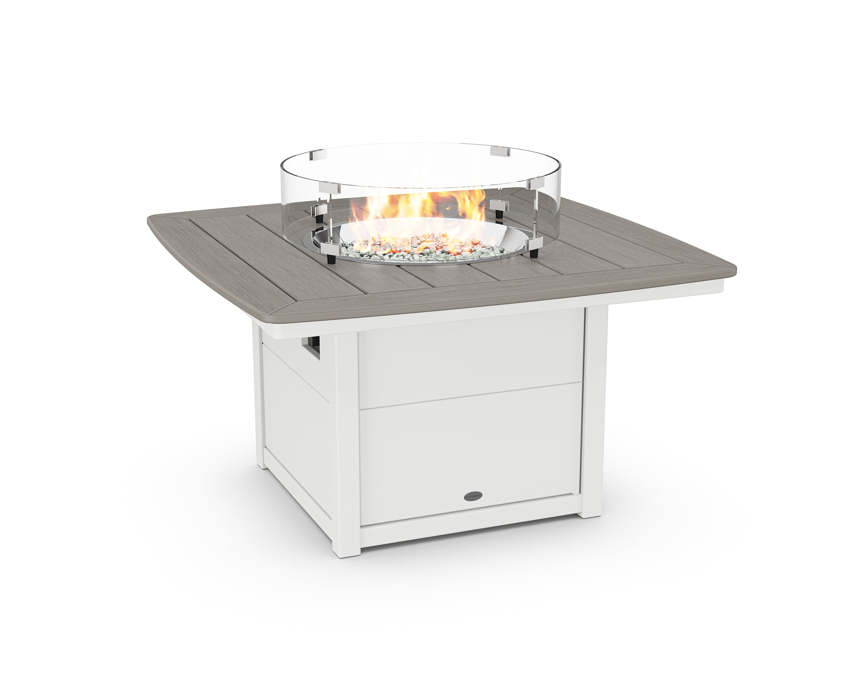 POLYWOOD Nautical 42&quot; Fire Pit Table