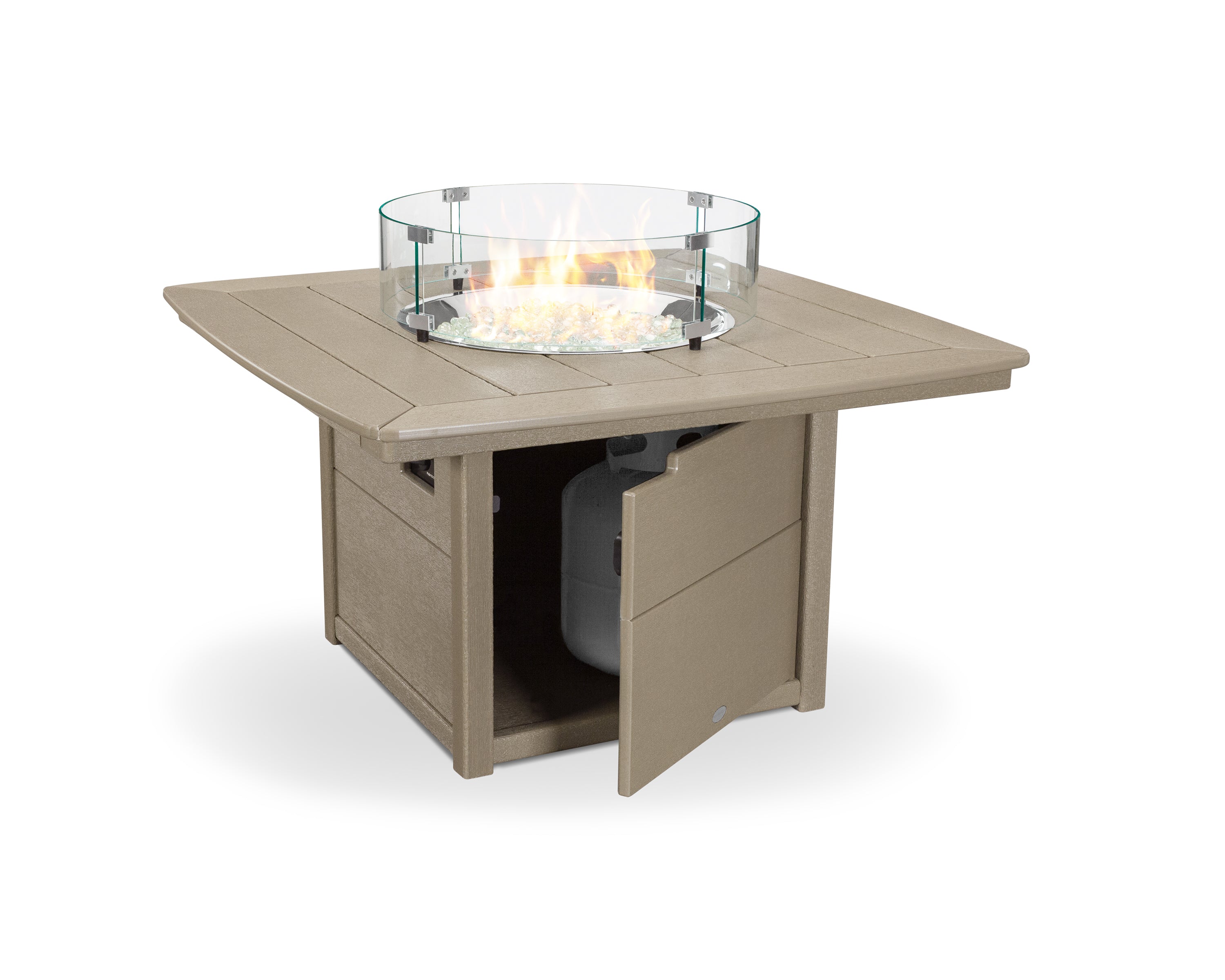 POLYWOOD Nautical 42&quot; Fire Pit Table