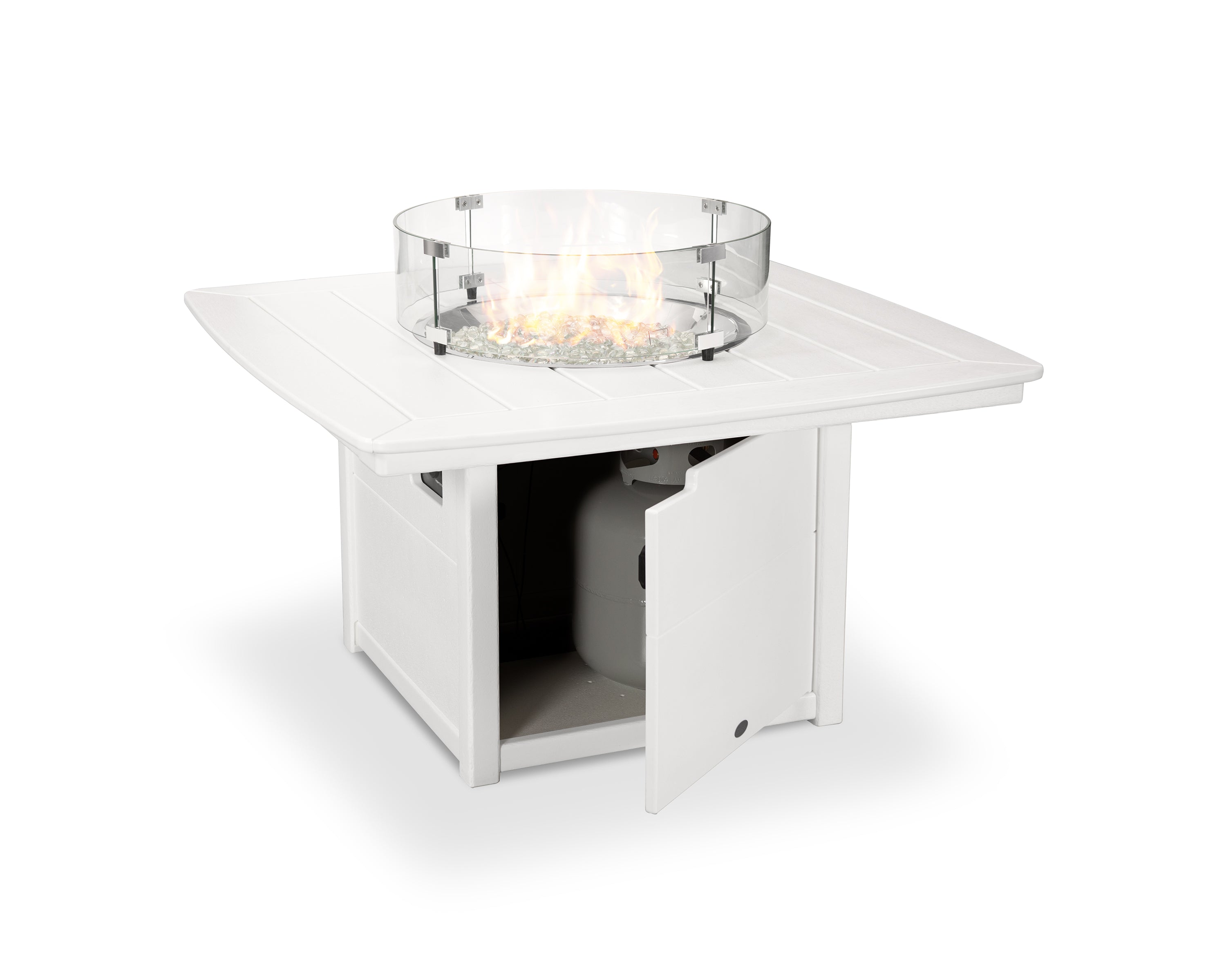 POLYWOOD Nautical 42&quot; Fire Pit Table