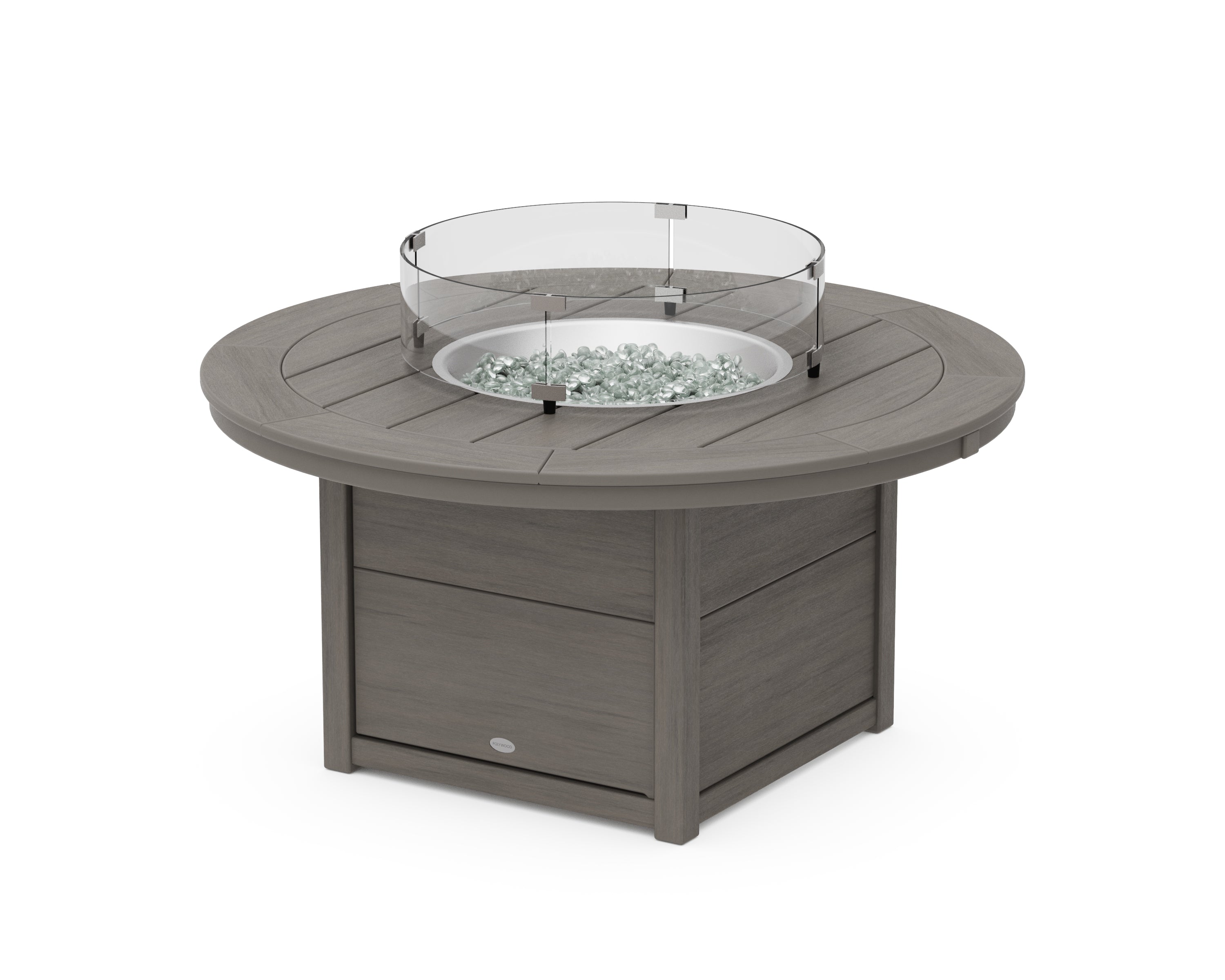 POLYWOOD Round 48" Fire Pit Table