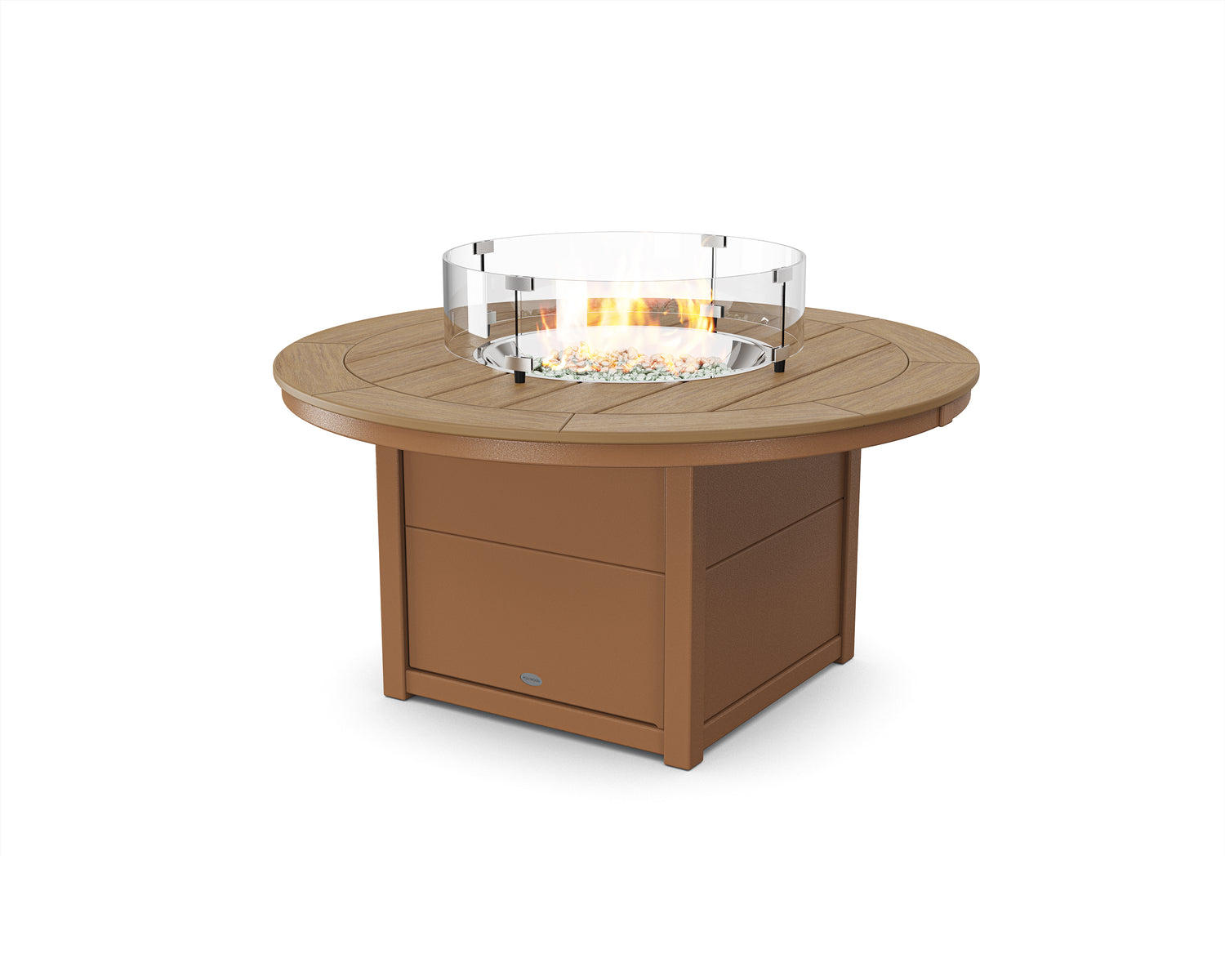 POLYWOOD Round 48" Fire Pit Table