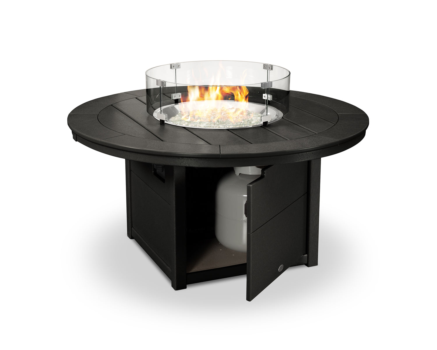 POLYWOOD Round 48" Fire Pit Table