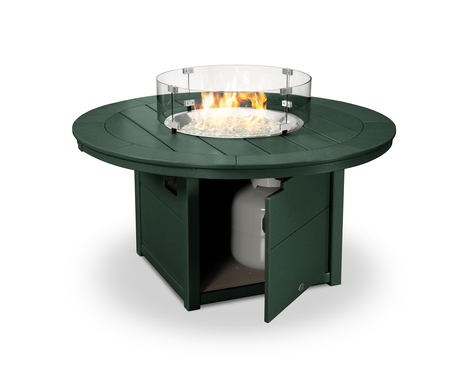 POLYWOOD Round 48" Fire Pit Table