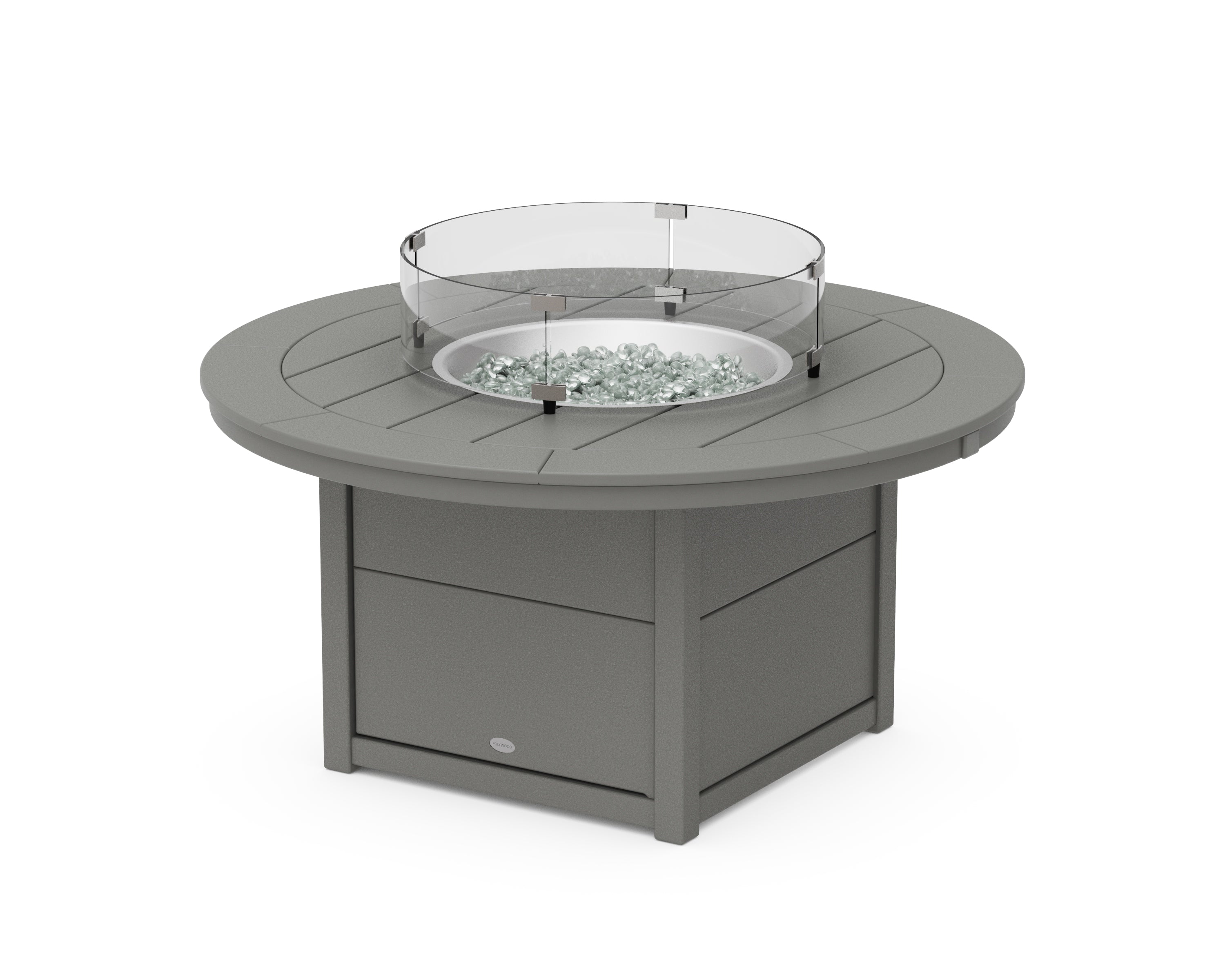 POLYWOOD Round 48" Fire Pit Table