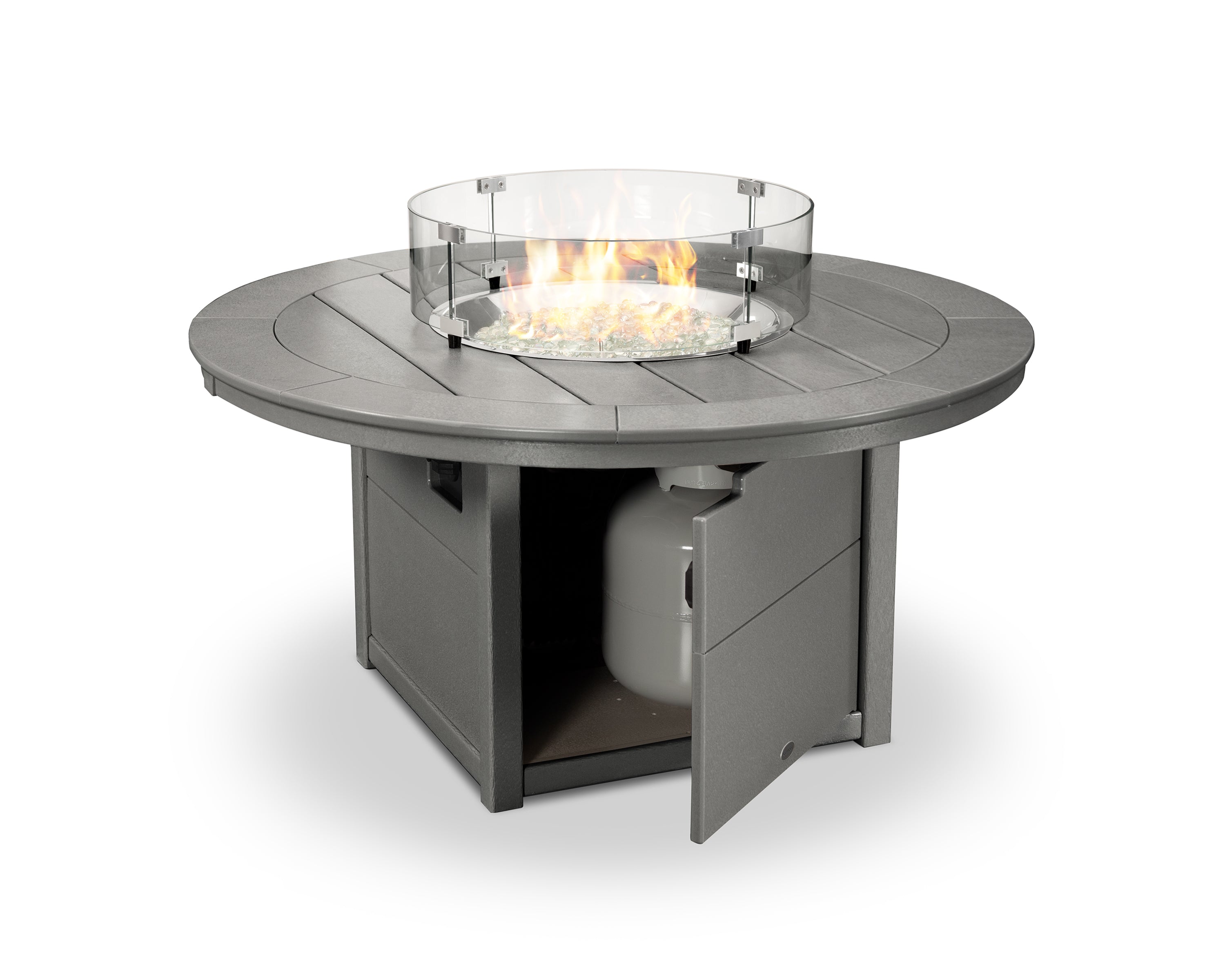POLYWOOD Round 48" Fire Pit Table