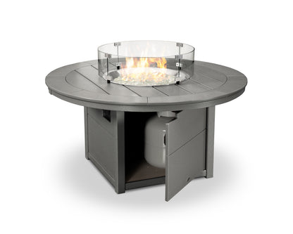 POLYWOOD Round 48" Fire Pit Table