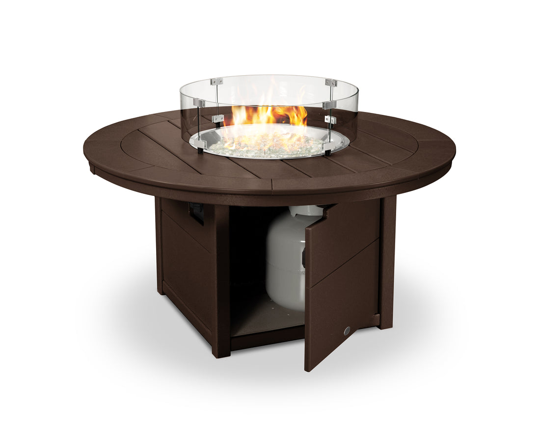POLYWOOD Round 48" Fire Pit Table
