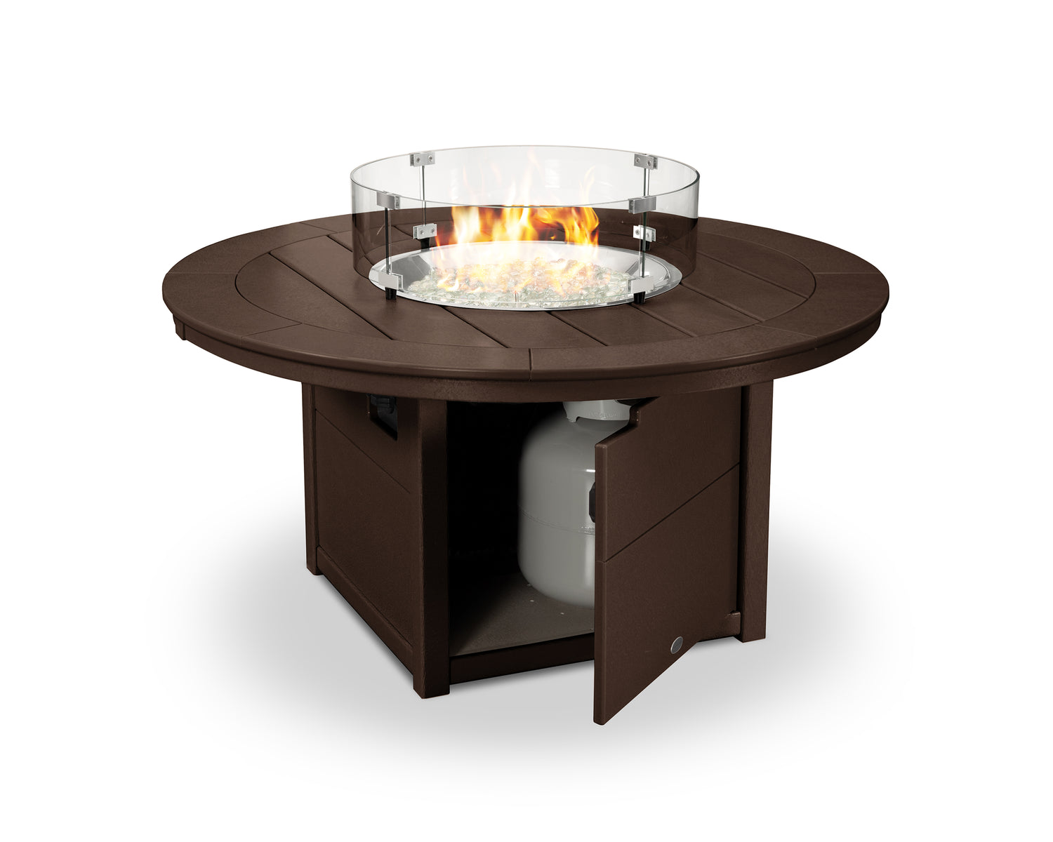POLYWOOD Round 48" Fire Pit Table