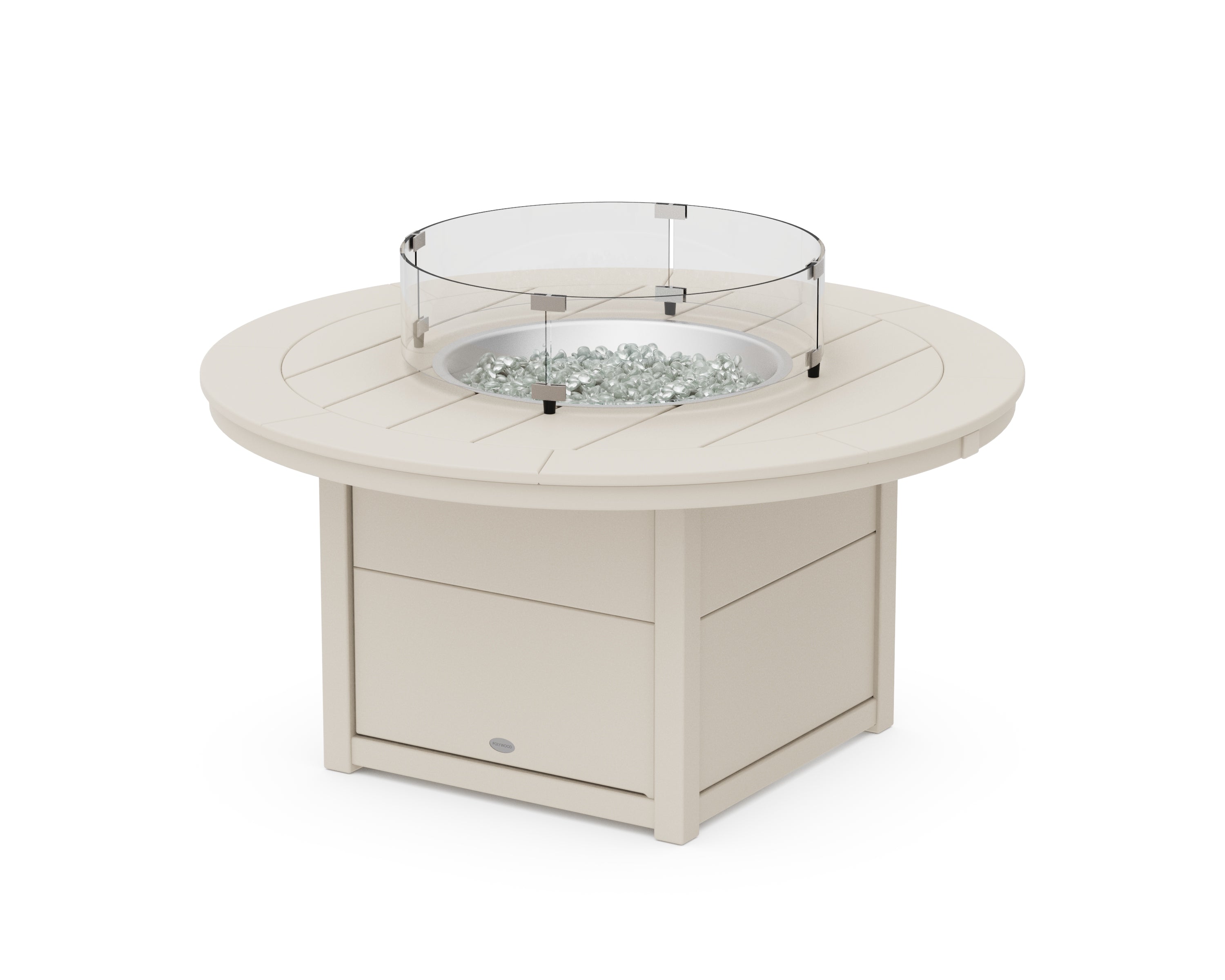 POLYWOOD Round 48" Fire Pit Table