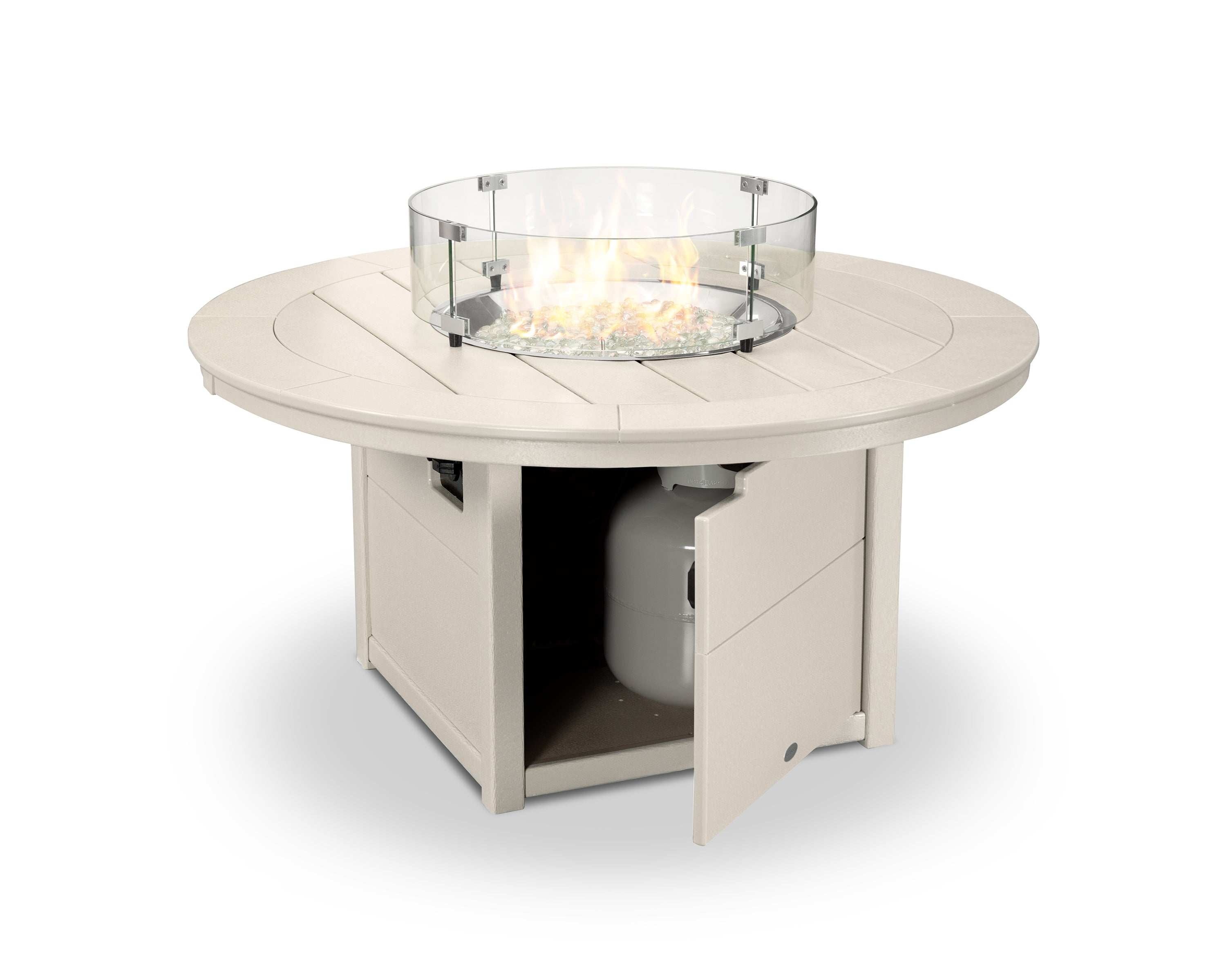 POLYWOOD Round 48" Fire Pit Table