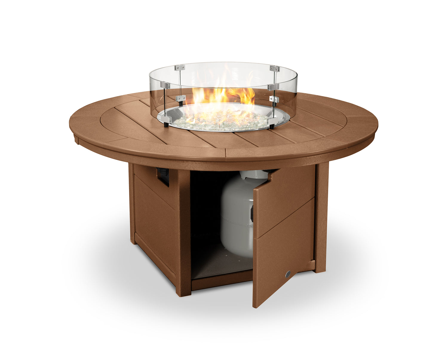 POLYWOOD Round 48" Fire Pit Table