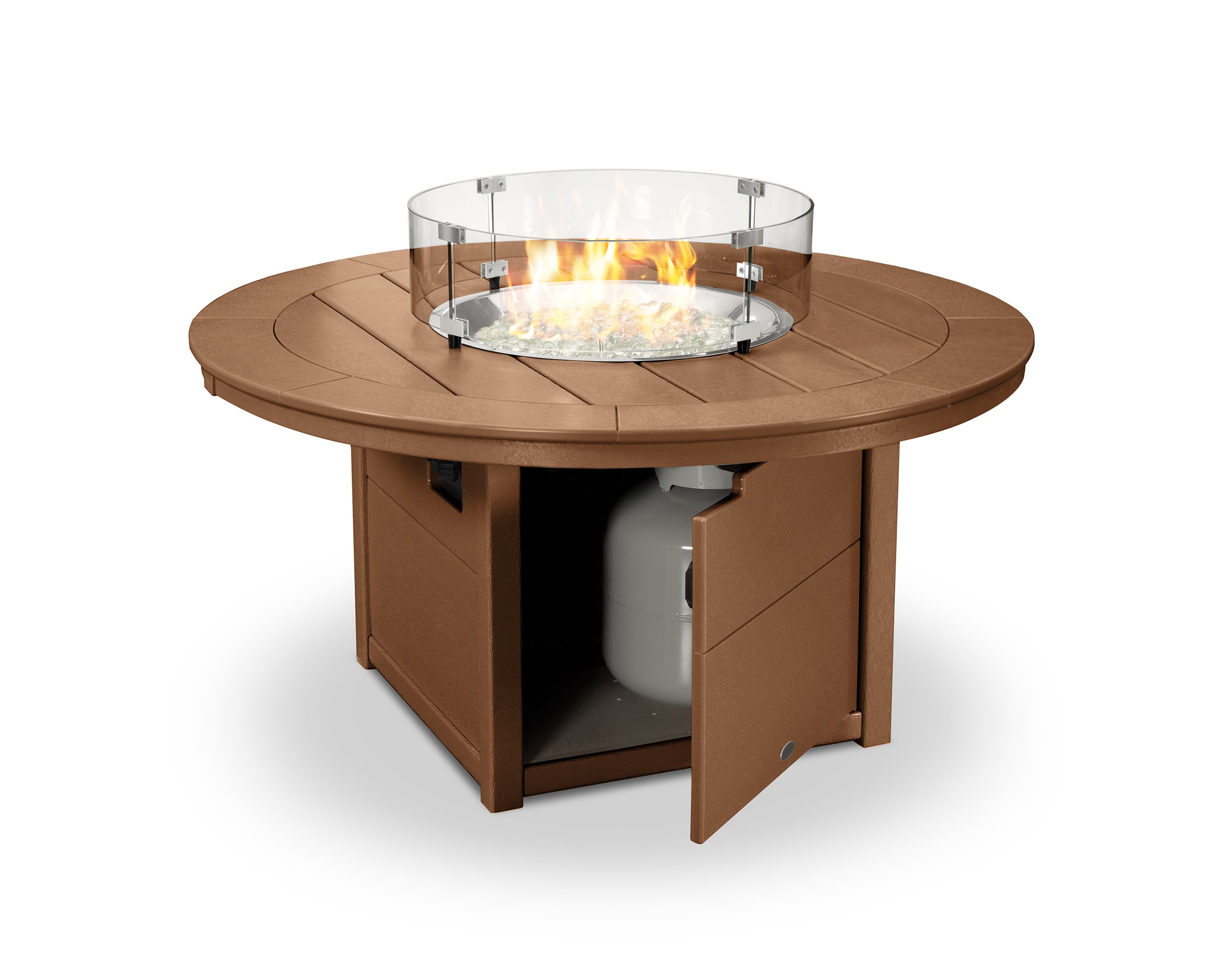 POLYWOOD Round 48" Fire Pit Table
