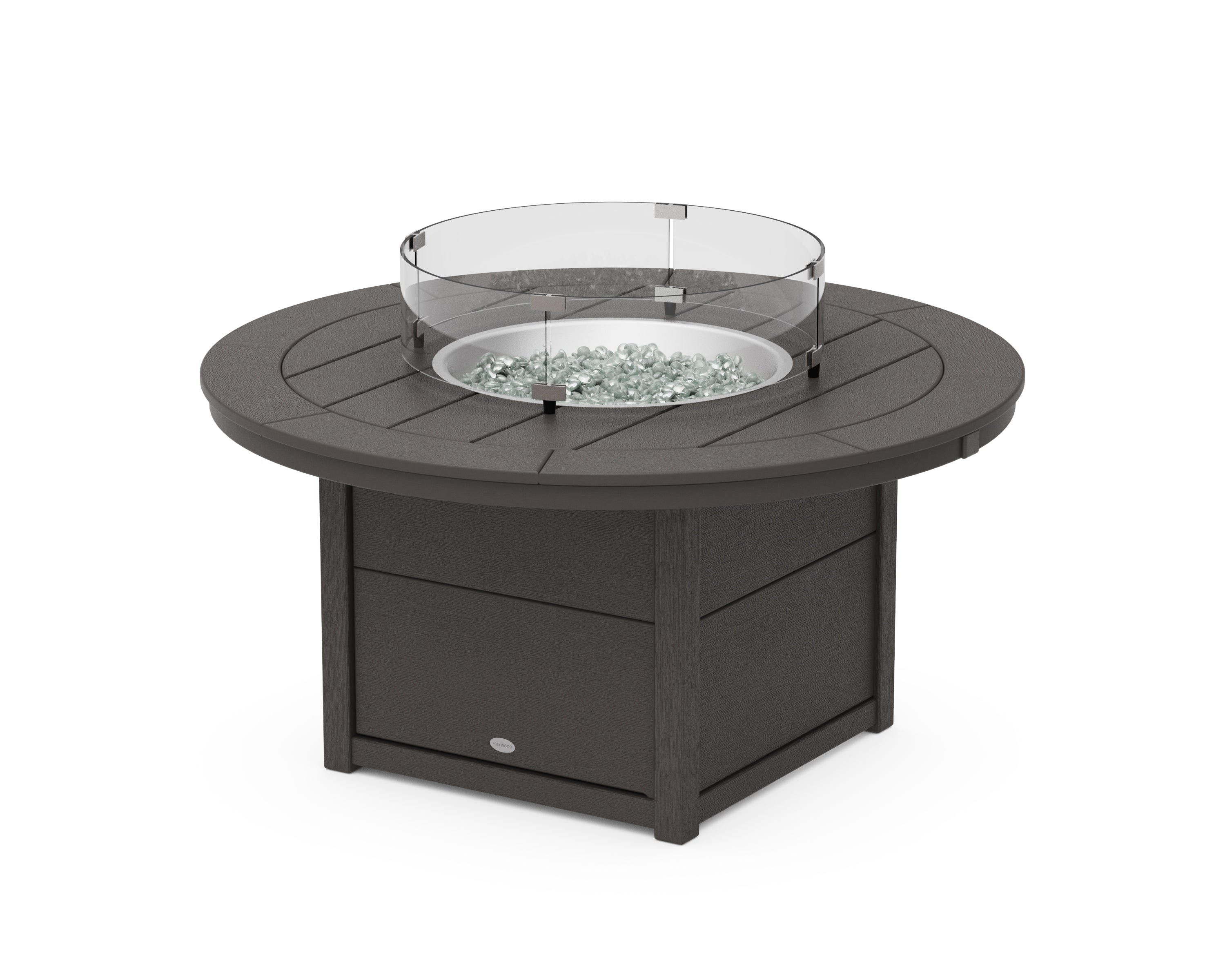 POLYWOOD Round 48" Fire Pit Table
