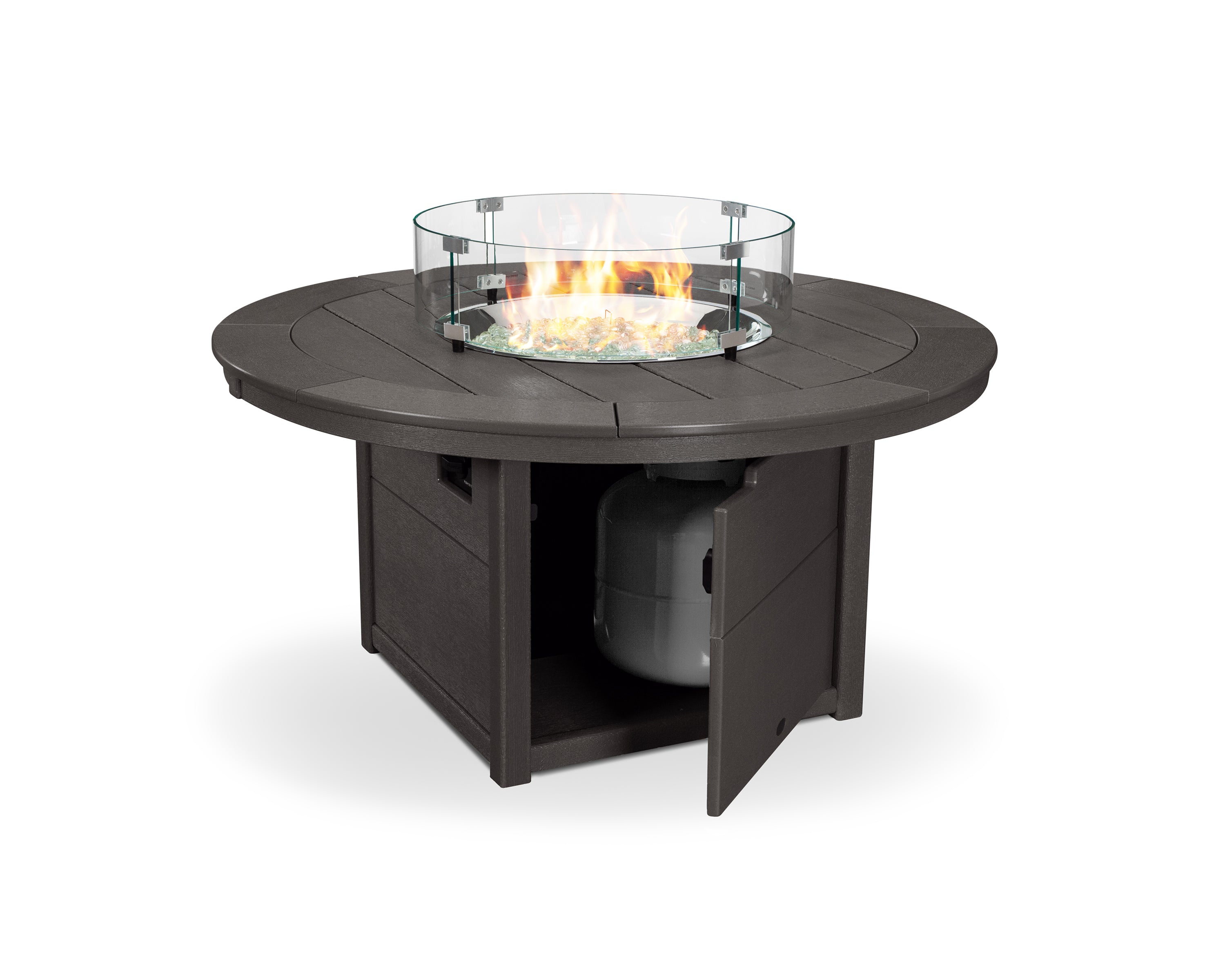 POLYWOOD Round 48" Fire Pit Table