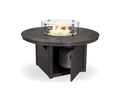 POLYWOOD Round 48" Fire Pit Table