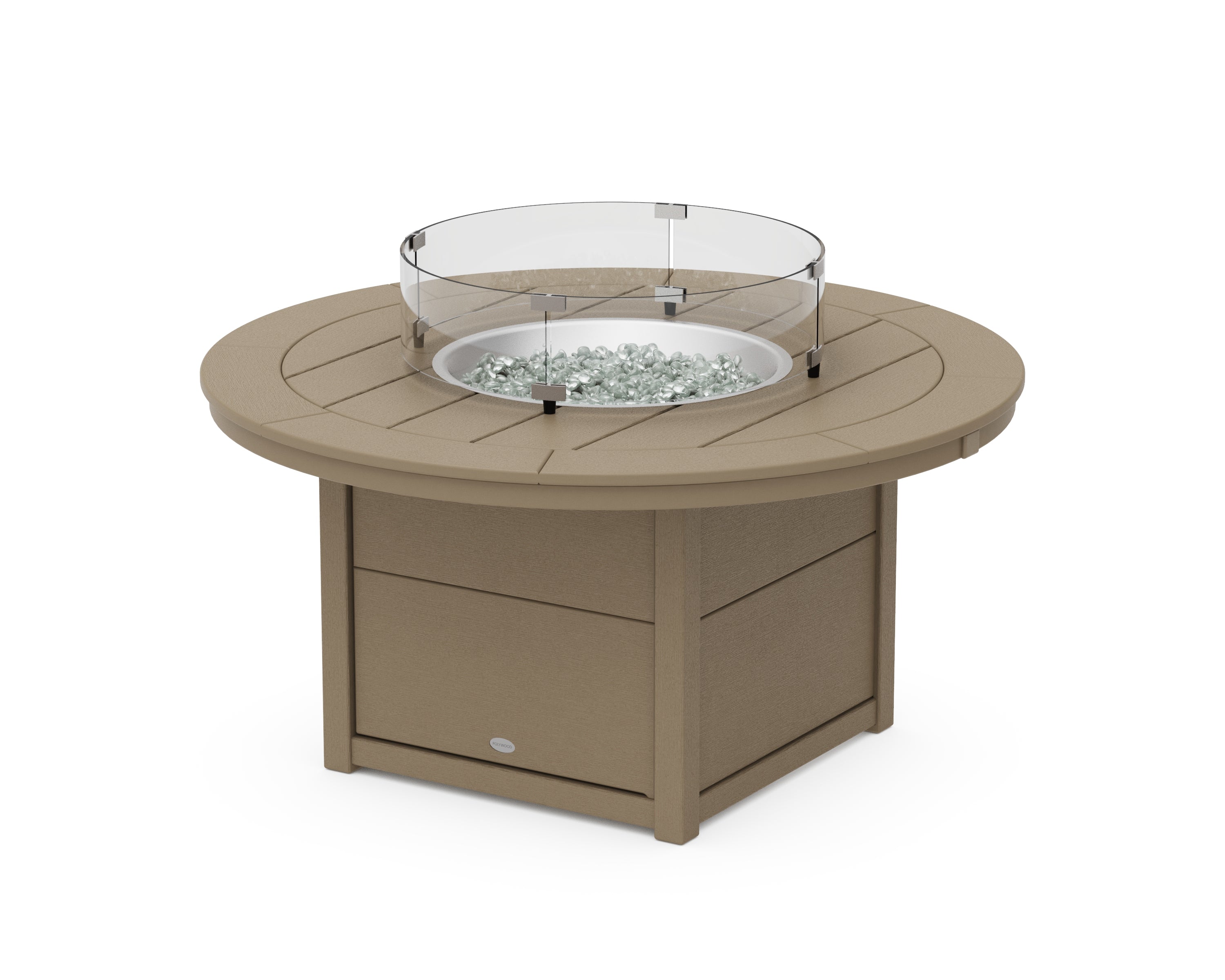 POLYWOOD Round 48" Fire Pit Table