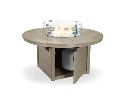 POLYWOOD Round 48" Fire Pit Table
