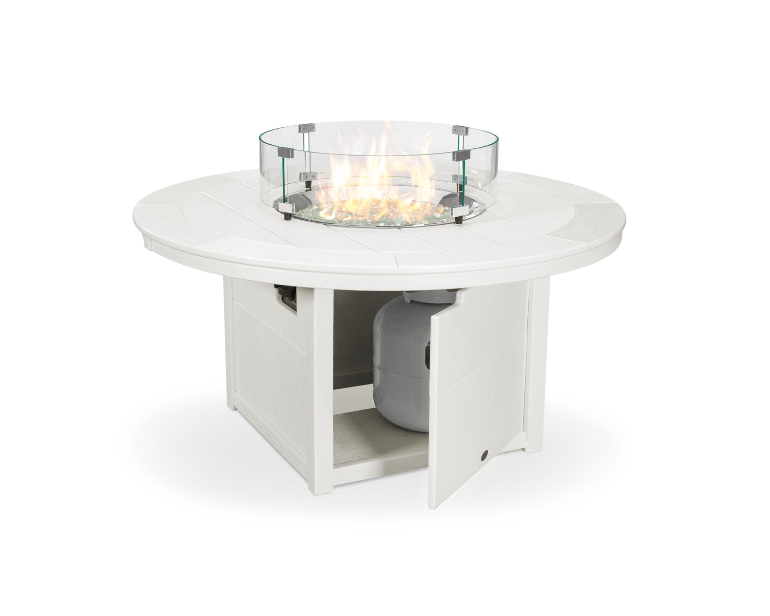 POLYWOOD Round 48" Fire Pit Table